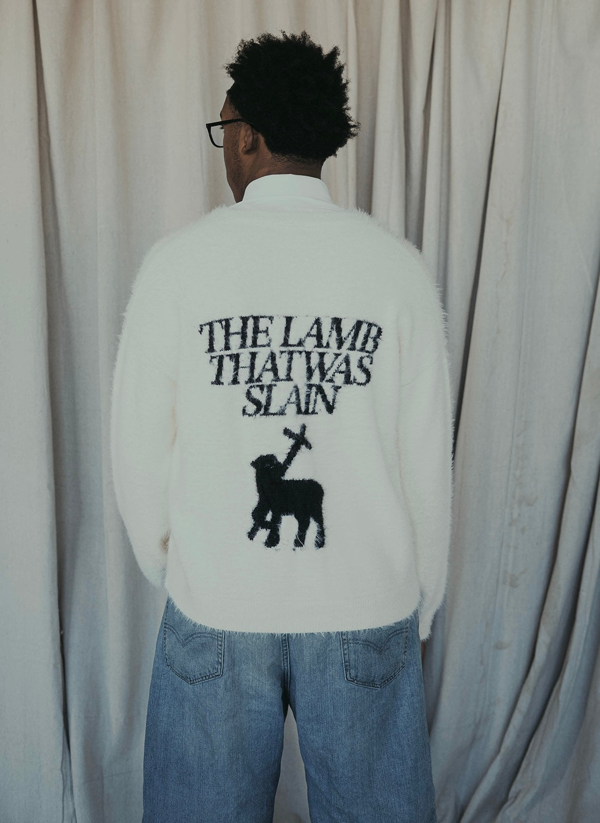 PRE-ORDER] “THE LAMB” CARDIGAN – RunnethOver Apparel