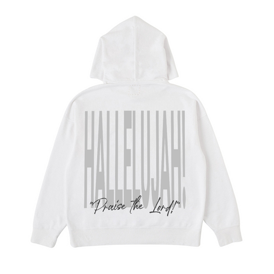 HALLELUJAH HOODIE (WHITE)