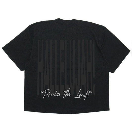 HALLELUJAH TEE (BLACK)