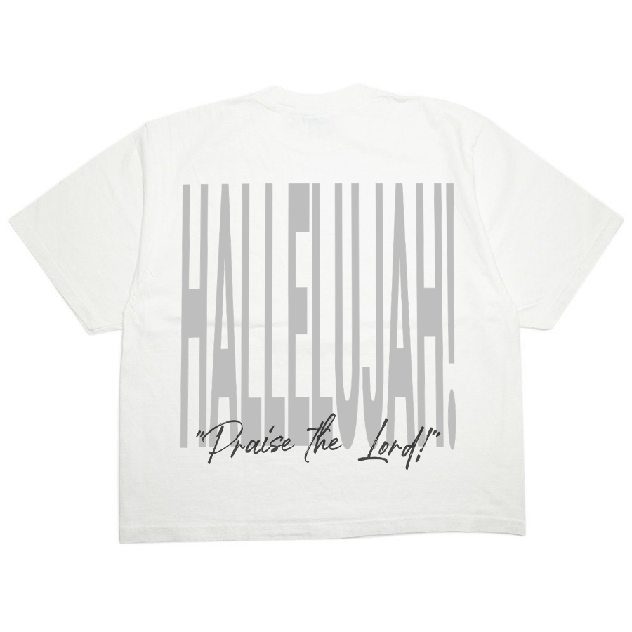 HALLELUJAH TEE (WHITE)