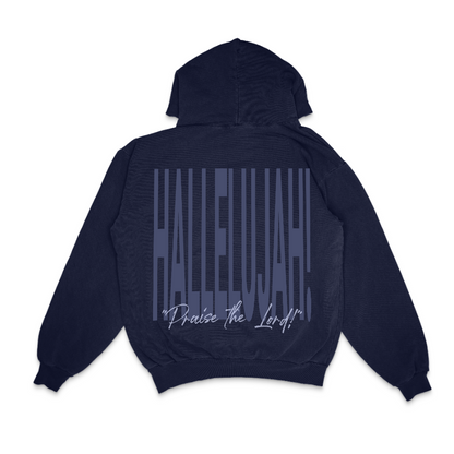 HALLELUJAH HOODIE (NAVY)