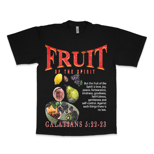 FRUIT OF THE SPIRIT TEE (BLACK)