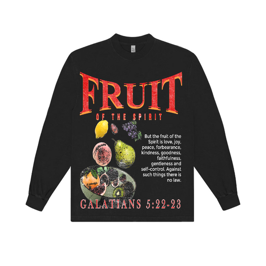 FRUIT OF THE SPIRIT LS (BLACK)