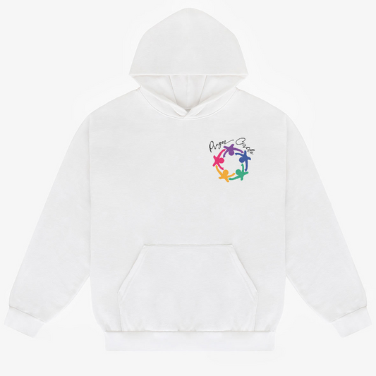 PRAYER CIRCLE HOODIE (WHITE)