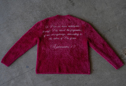 “REDEEMED” PULLOVER SWEATER