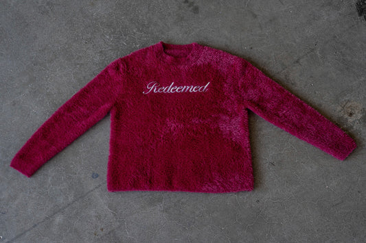 “REDEEMED” PULLOVER SWEATER
