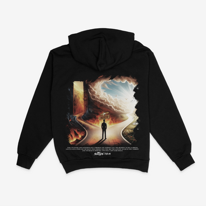 LIFE OR DEATH HOODIE (BLACK)