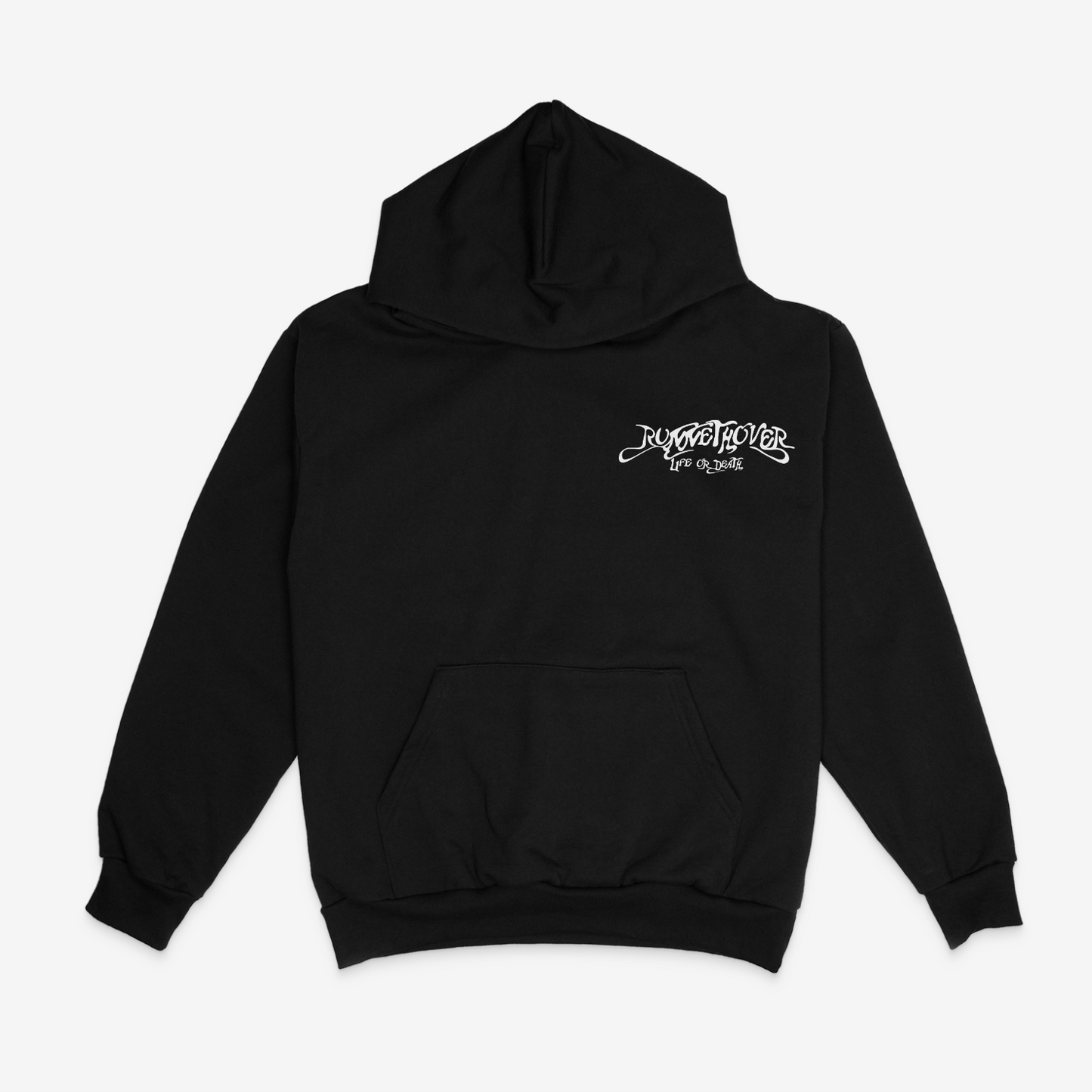 LIFE OR DEATH HOODIE (BLACK)