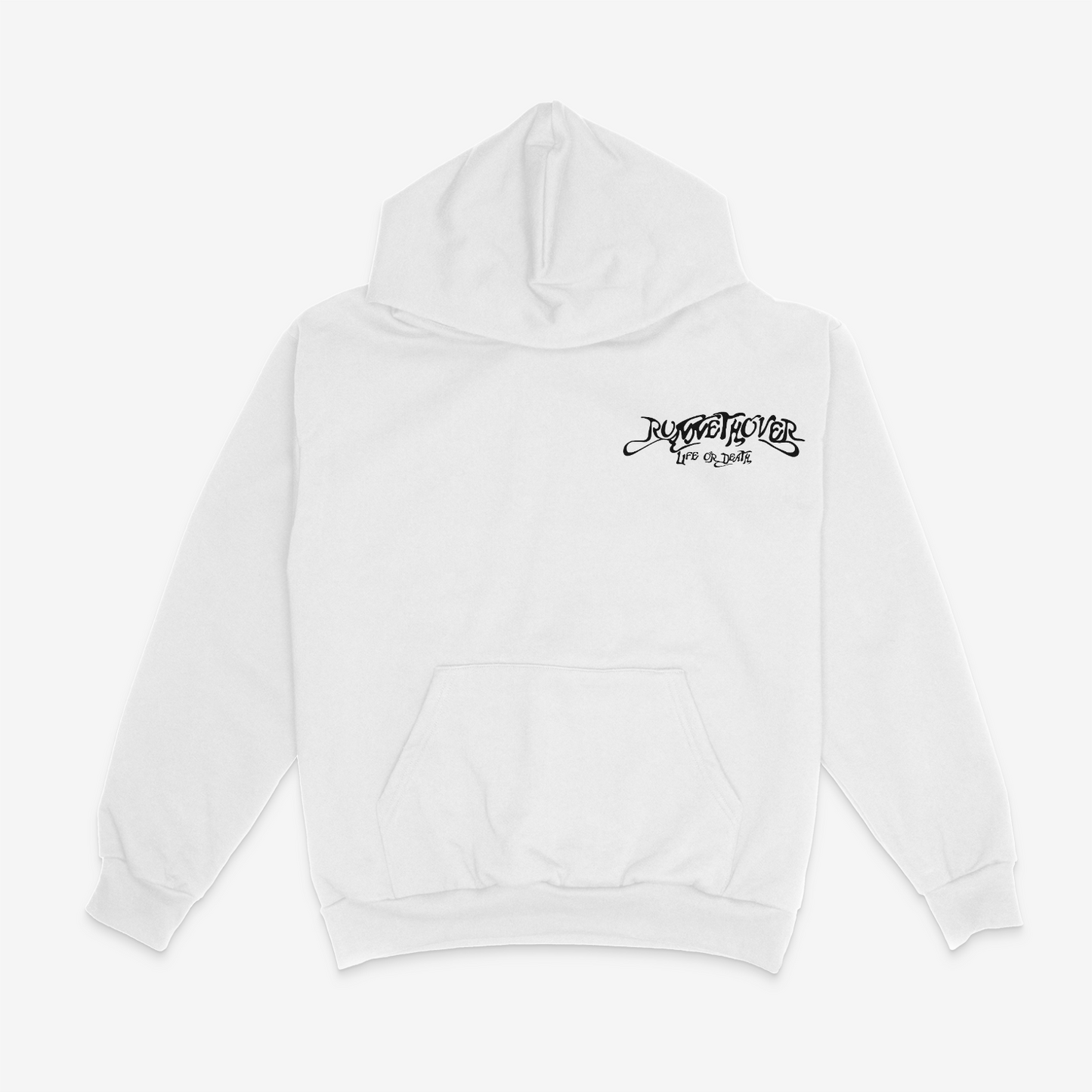 LIFE OR DEATH HOODIE (WHITE)