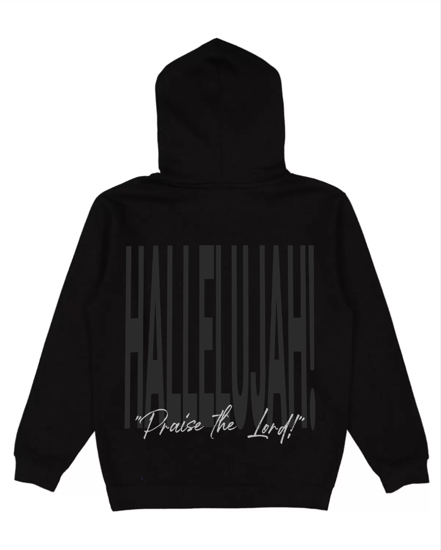 HALLELUJAH HOODIE (BLACK)